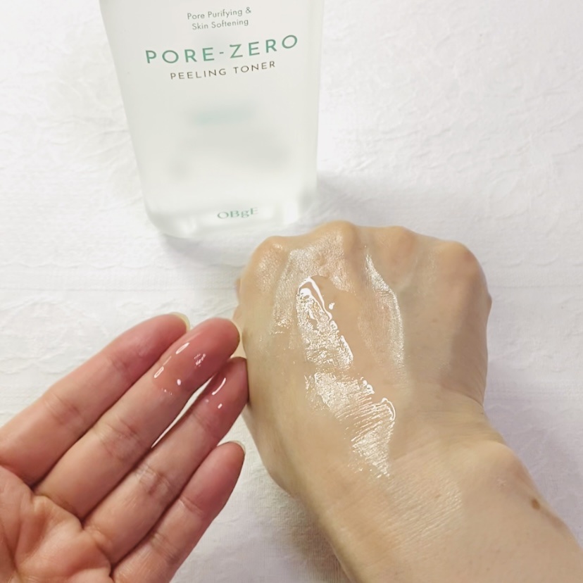 毛穴ゼロピーリングトナー/オブジェ/ピーリングを使ったクチコミ（2枚目）