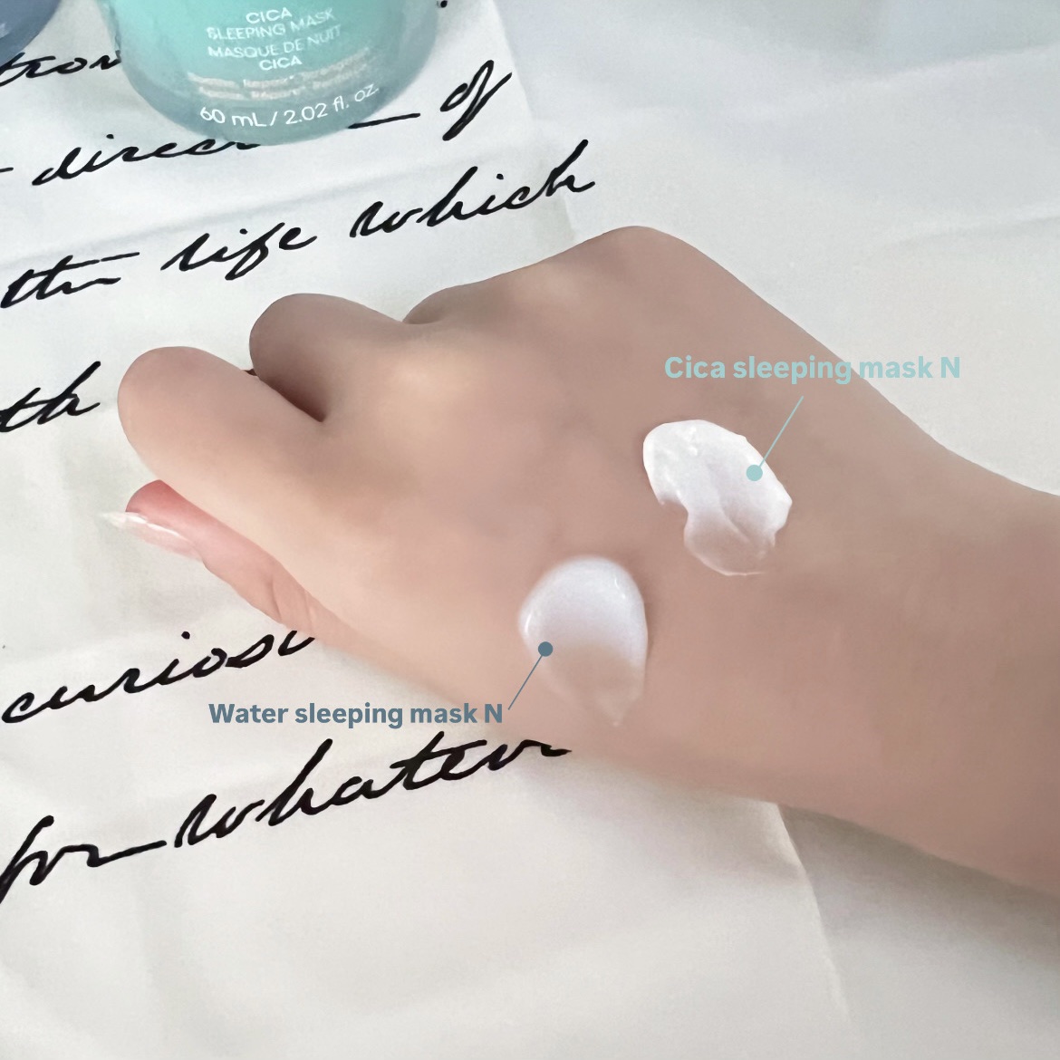 シカスリーピングマスク N/LANEIGE/フェイスクリームを使ったクチコミ（3枚目）