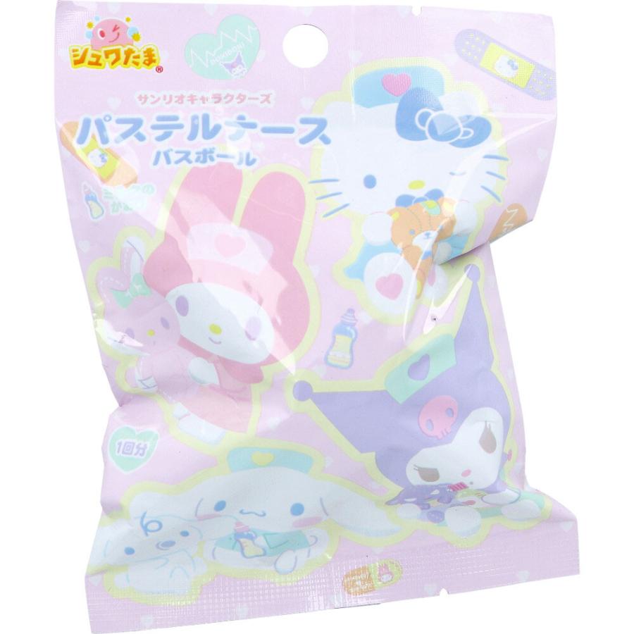 シュワたま サンリオキャラクターズ パステルナース バスボール ミルクのかおり サンタン
