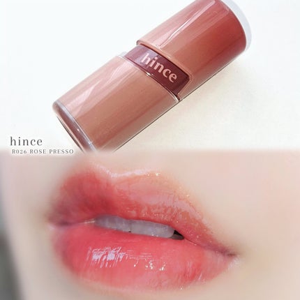 ロウグロウジェルティント R026 ローズプレッソ/hince/リップティントを使ったクチコミ(3枚目)