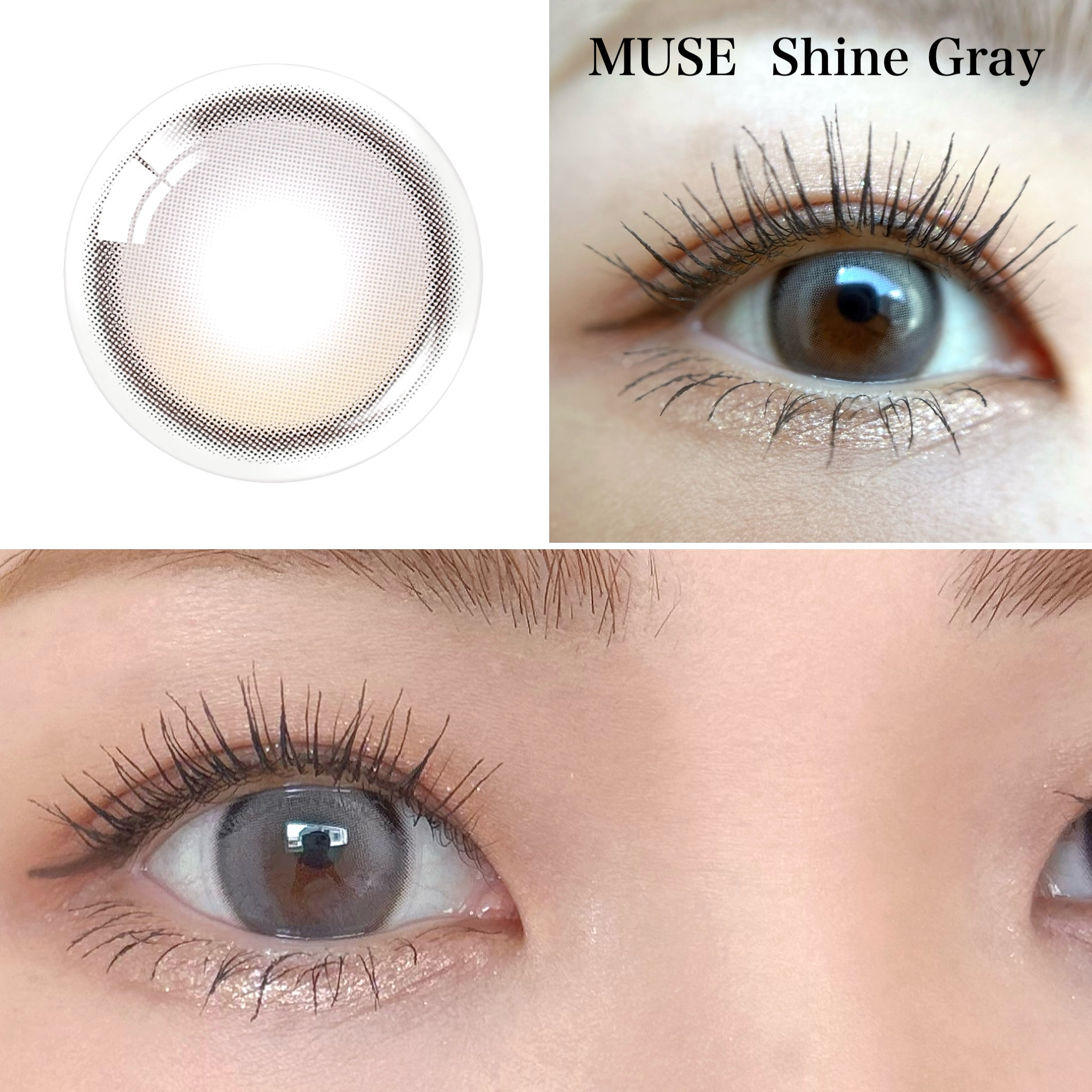 MUSE 1month/OLENS/１ヶ月（１MONTH）カラコンを使ったクチコミ（2枚目）