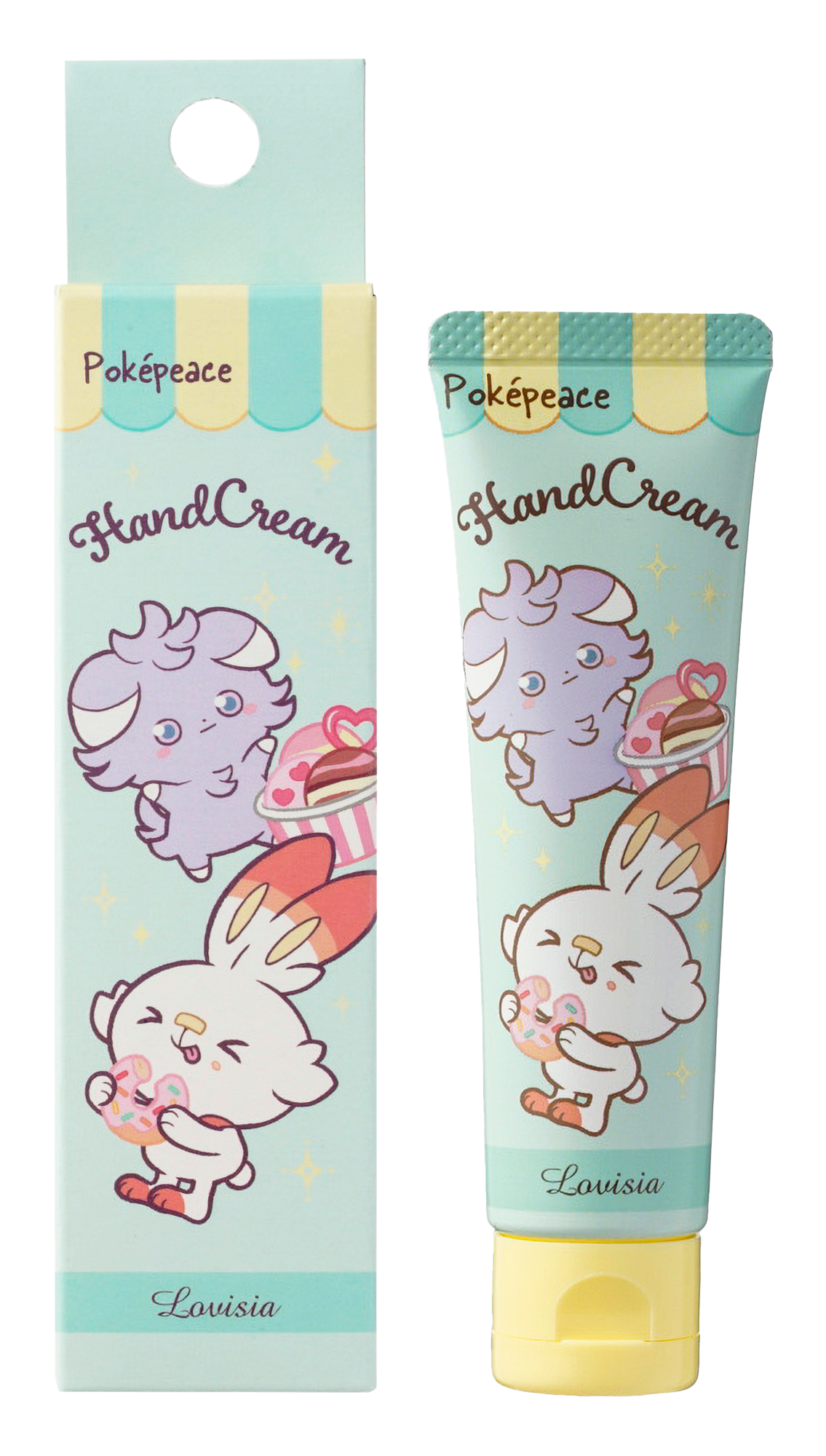 Lovisia ポケピースハンドクリーム ヒバニー＆ニャスパー