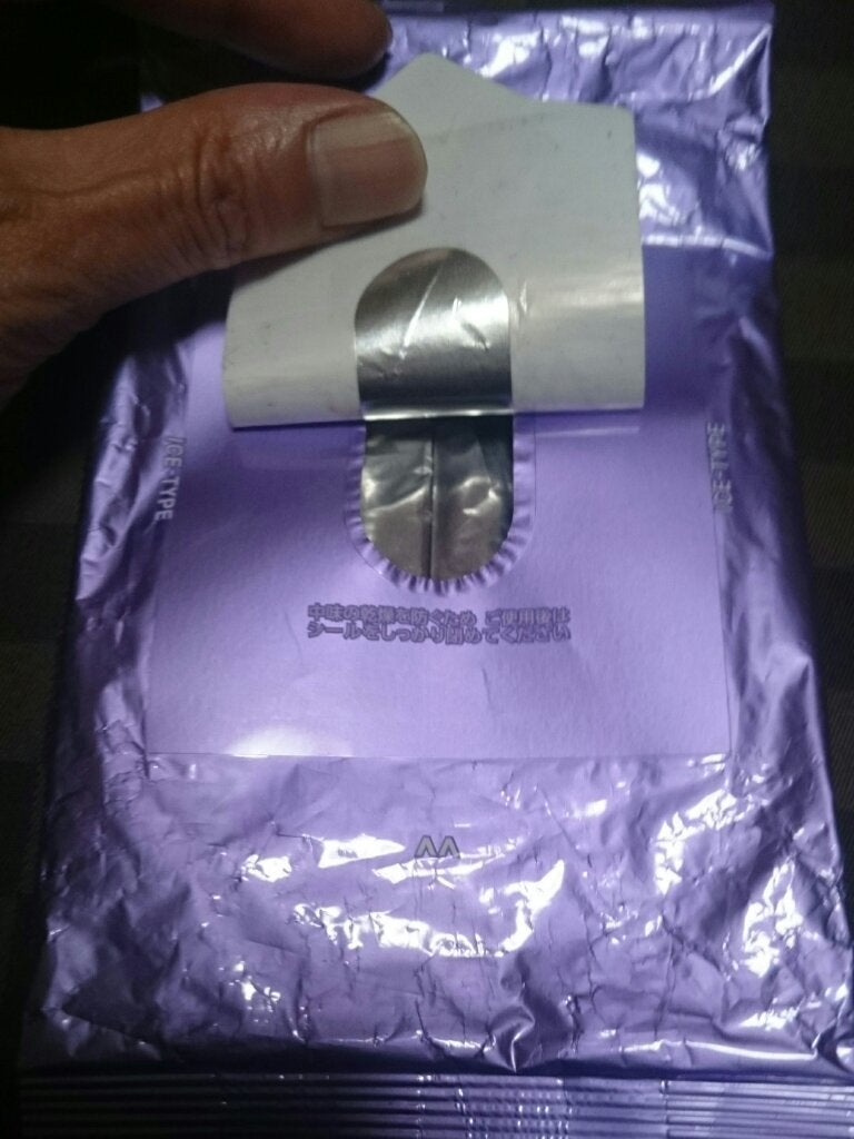 アイスデオドラントボディペーパー アイスフルーティ/ギャツビー/ボディシートを使ったクチコミ(1枚目)