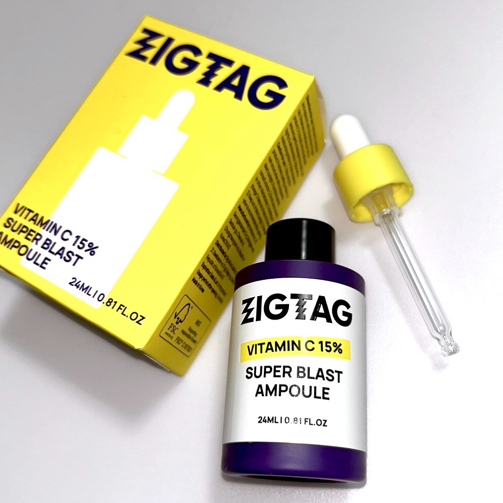 ビタミンC15%スーパーブラストアンプル/ZIGTAG/美容液を使ったクチコミ（3枚目）
