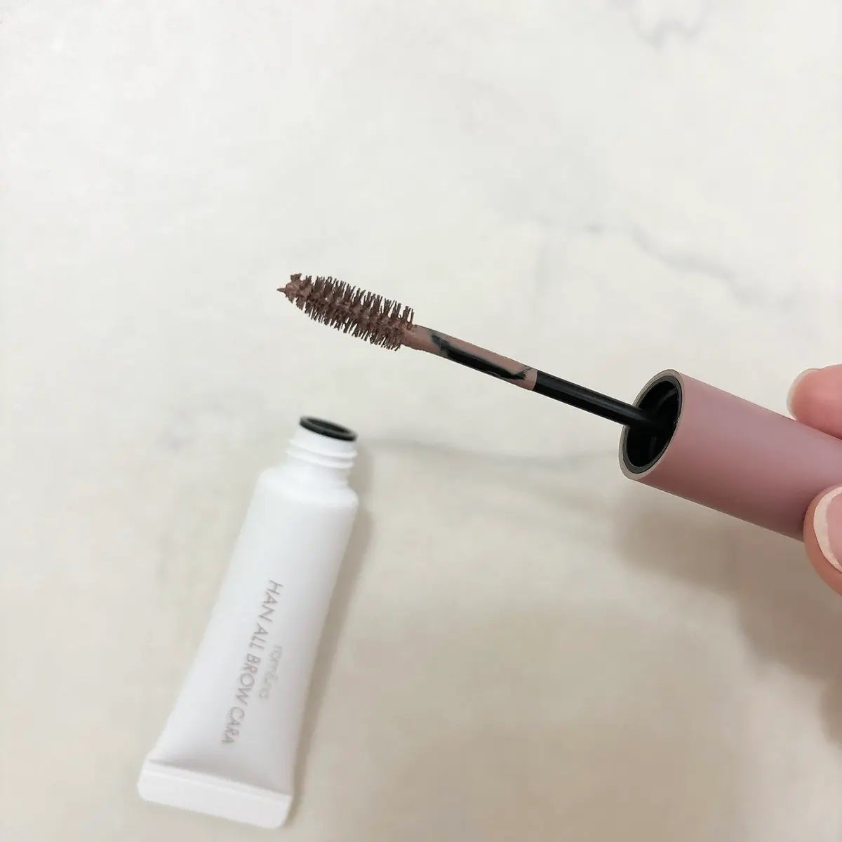 ハンオールブロウカラ/rom&nd/眉マスカラを使ったクチコミ(2枚目)