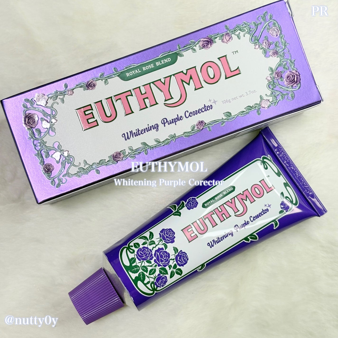 ホワイトパープル歯みがき ピーチフローラルミントの香り/EUTHYMOL/歯磨き粉を使ったクチコミ(1枚目)