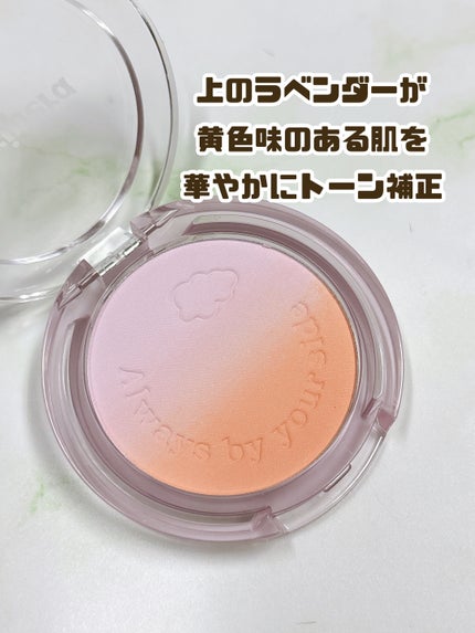 ピュア ブラッシュド カスタム チーク/PERIPERA/パウダーチークを使ったクチコミ(2枚目)