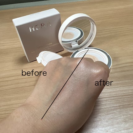 リフレクション スキン グロウ クッション ファンデーション/HERA/クッションファンデーションを使ったクチコミ(3枚目)