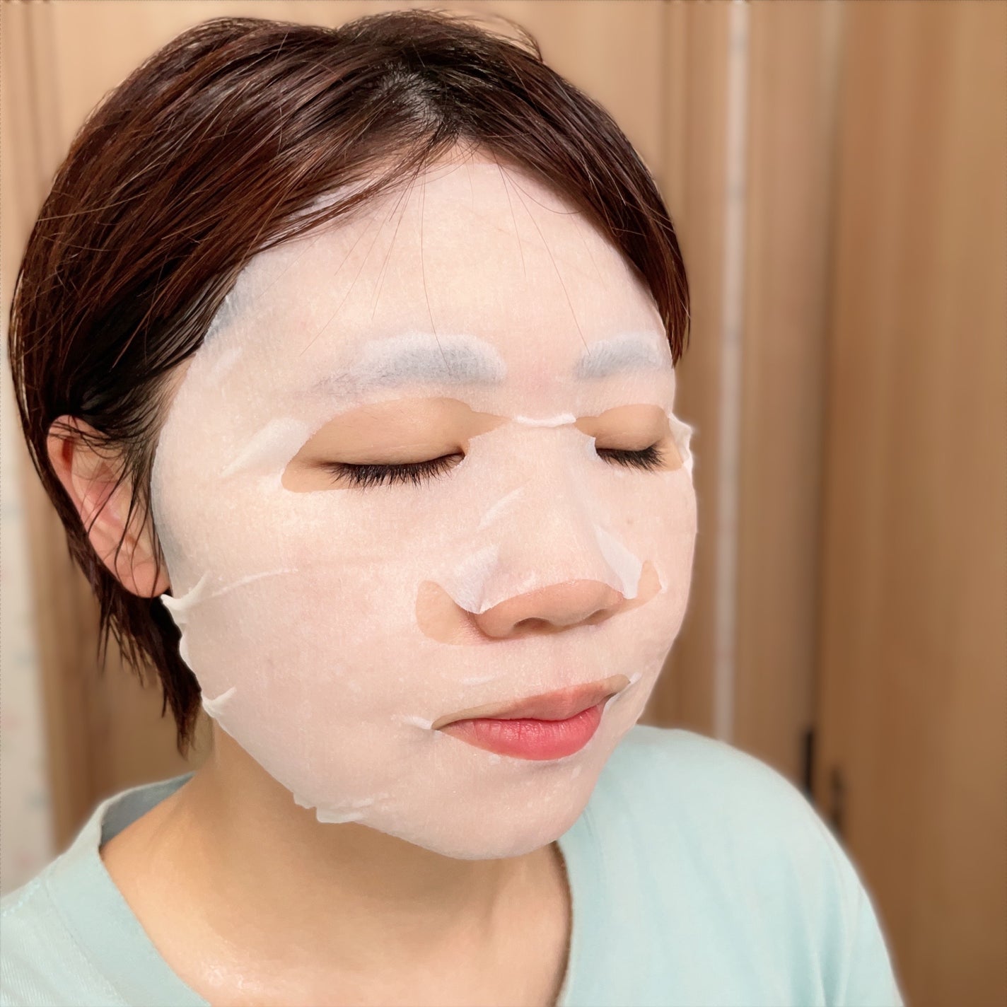 薬用リンクルエッセンスマスク ホワイト/なめらか本舗/シートマスク・パックを使ったクチコミ(6枚目)