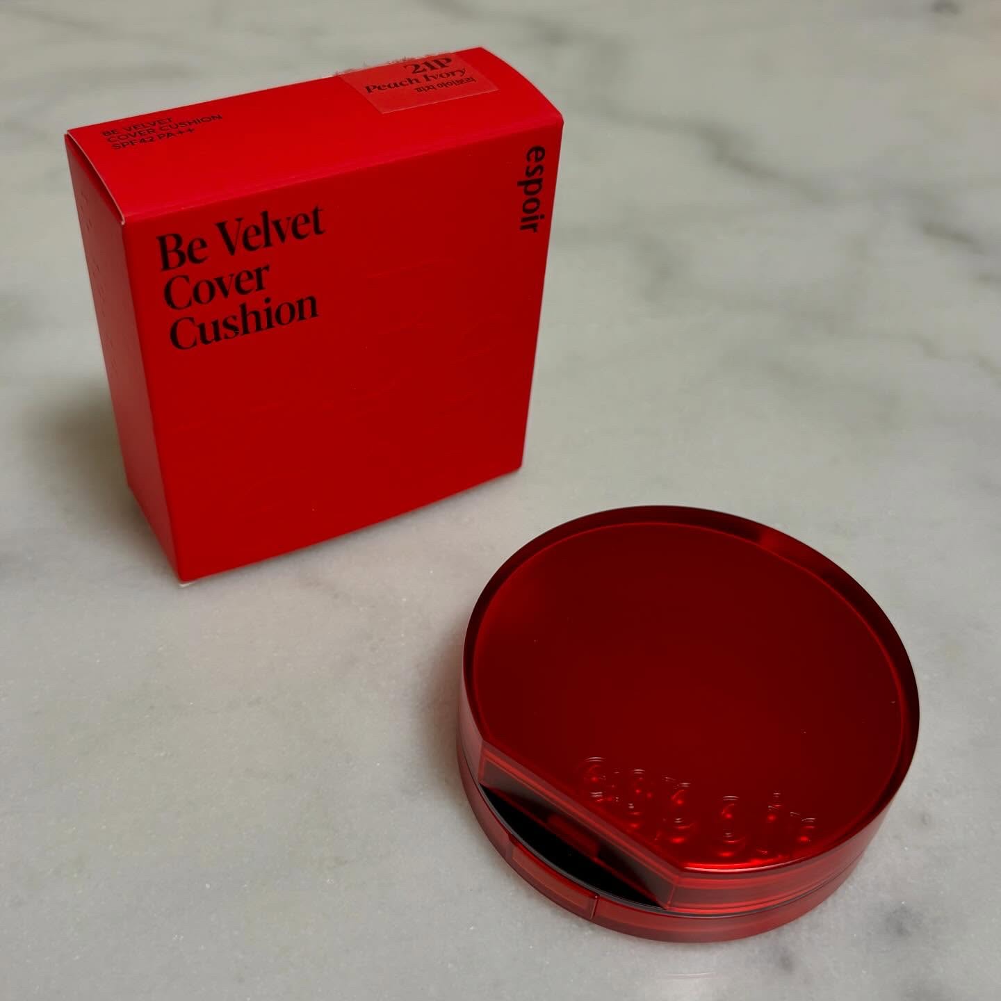 ビーベルベットカバークッション/espoir/クッションファンデーションを使ったクチコミ（1枚目）