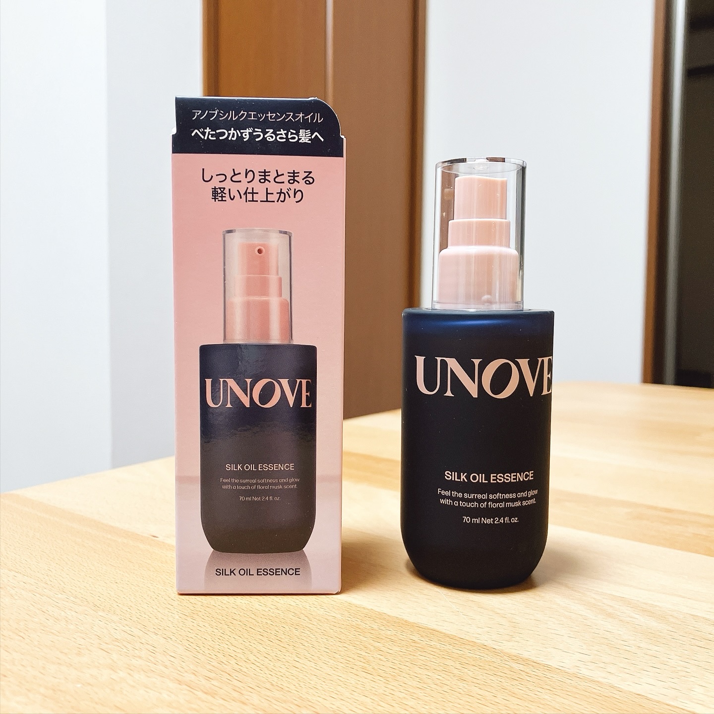 アノブ シルクオイルエッセンス/UNOVE/ヘアオイルを使ったクチコミ（1枚目）