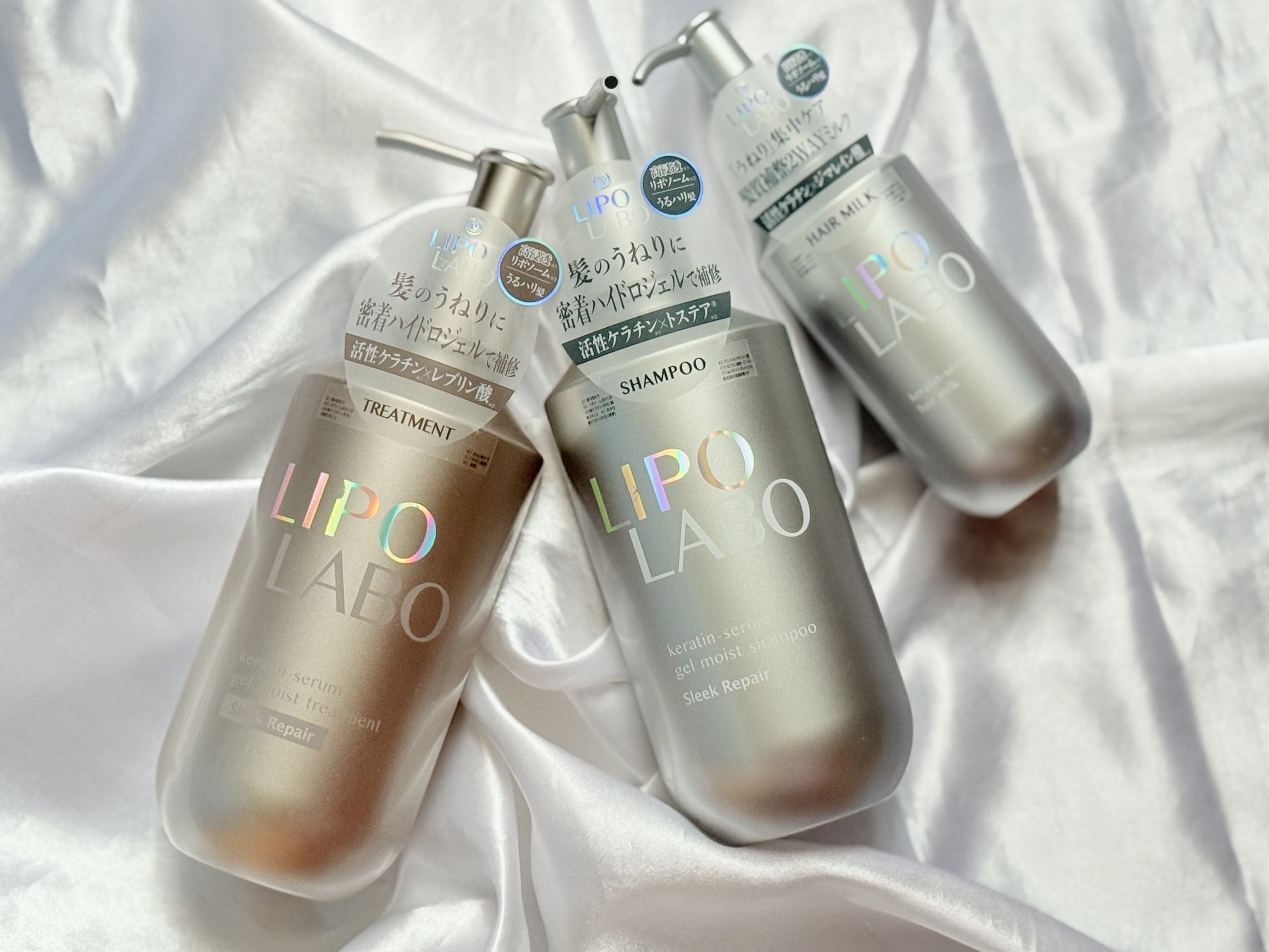 リポ ラボ ケラチンセラム ジェルモイスト シャンプー /トリートメントスリークリペア＊/LIPO　LABO/市販シャンプーを使ったクチコミ（1枚目）