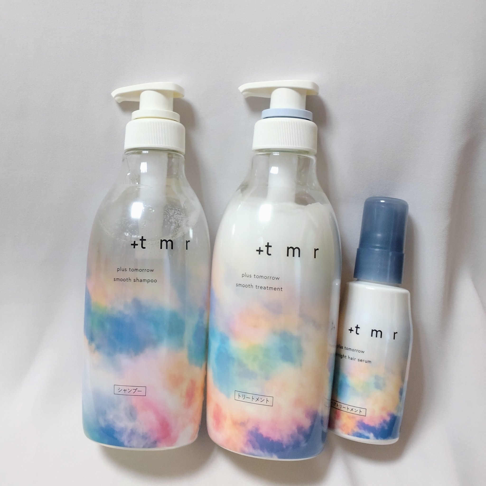 スムース シャンプー・トリートメント・セラム トリプルセット/＋ｔｍｒ/その他キットセットを使ったクチコミ（2枚目）