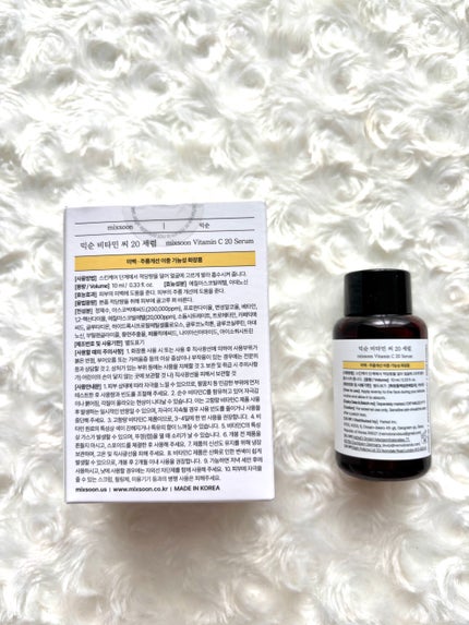 ビタミンC20セラム/mixsoon/美容液を使ったクチコミ(2枚目)