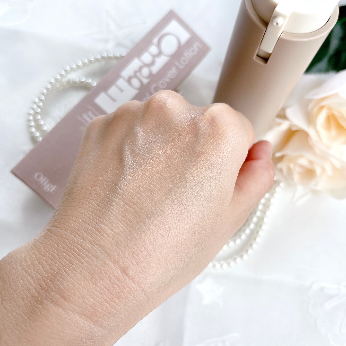 ナチュラルカバーローション/オブジェ/日焼け止めクリームを使ったクチコミ(6枚目)