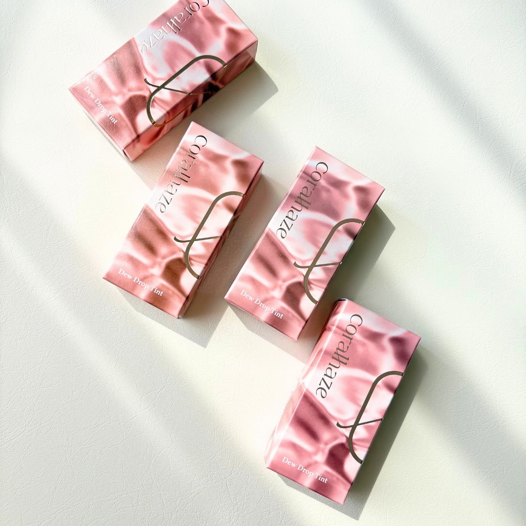 デュー ドロップ ティント/Coralhaze/リップティントを使ったクチコミ（2枚目）