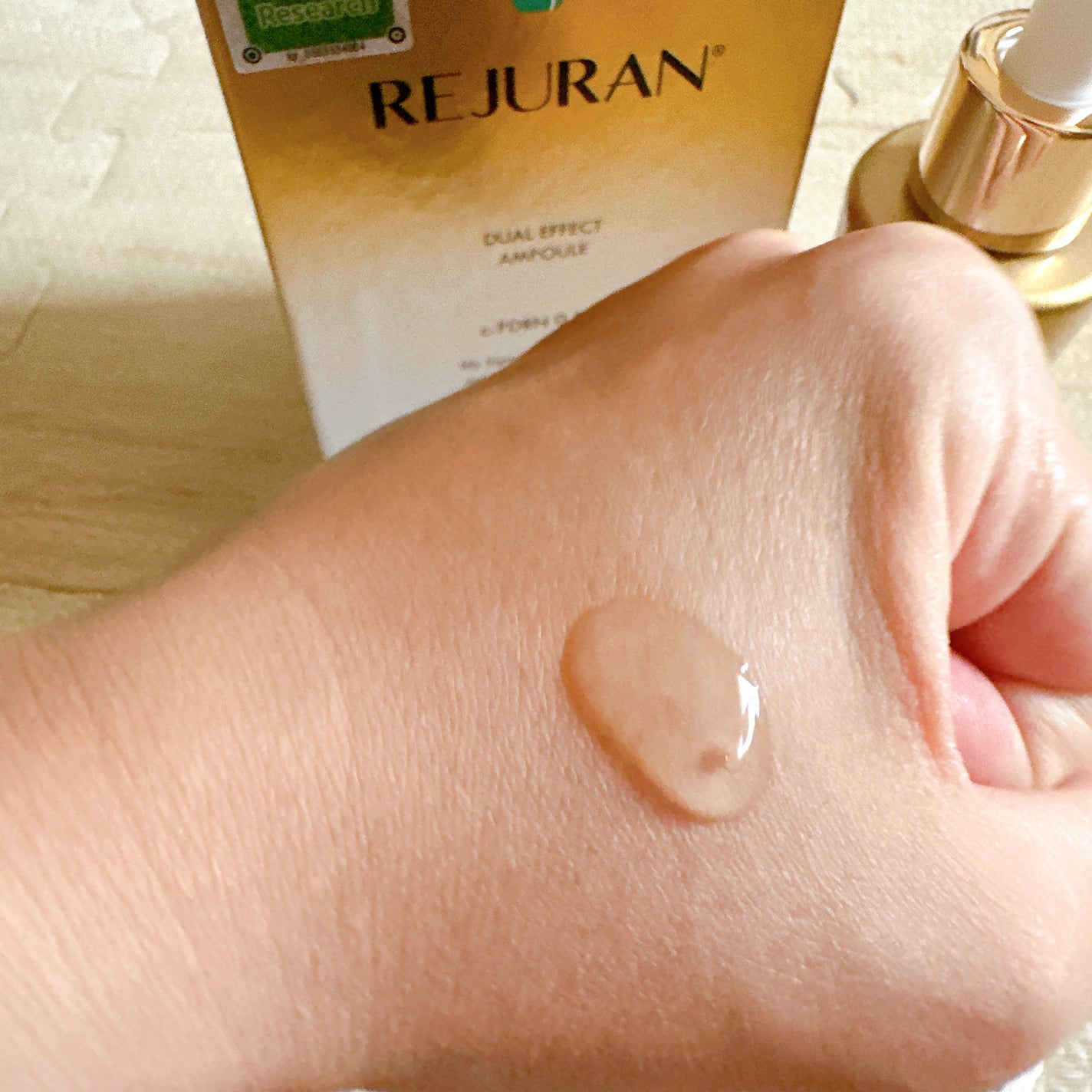 REJURAN ãã¥ã¢ã«ãšãã§ã¯ãã¢ã³ãã« 30ml/REJURAN COSMETICS/çŸå®¹æ¶²ã䜿ã£ãã¯ãã³ãïŒ3æç®ïŒ