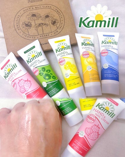 ハンド&ネイルクリームミニ 企画セット30ml*5/カミール/その他キットセットを使ったクチコミ(1枚目)