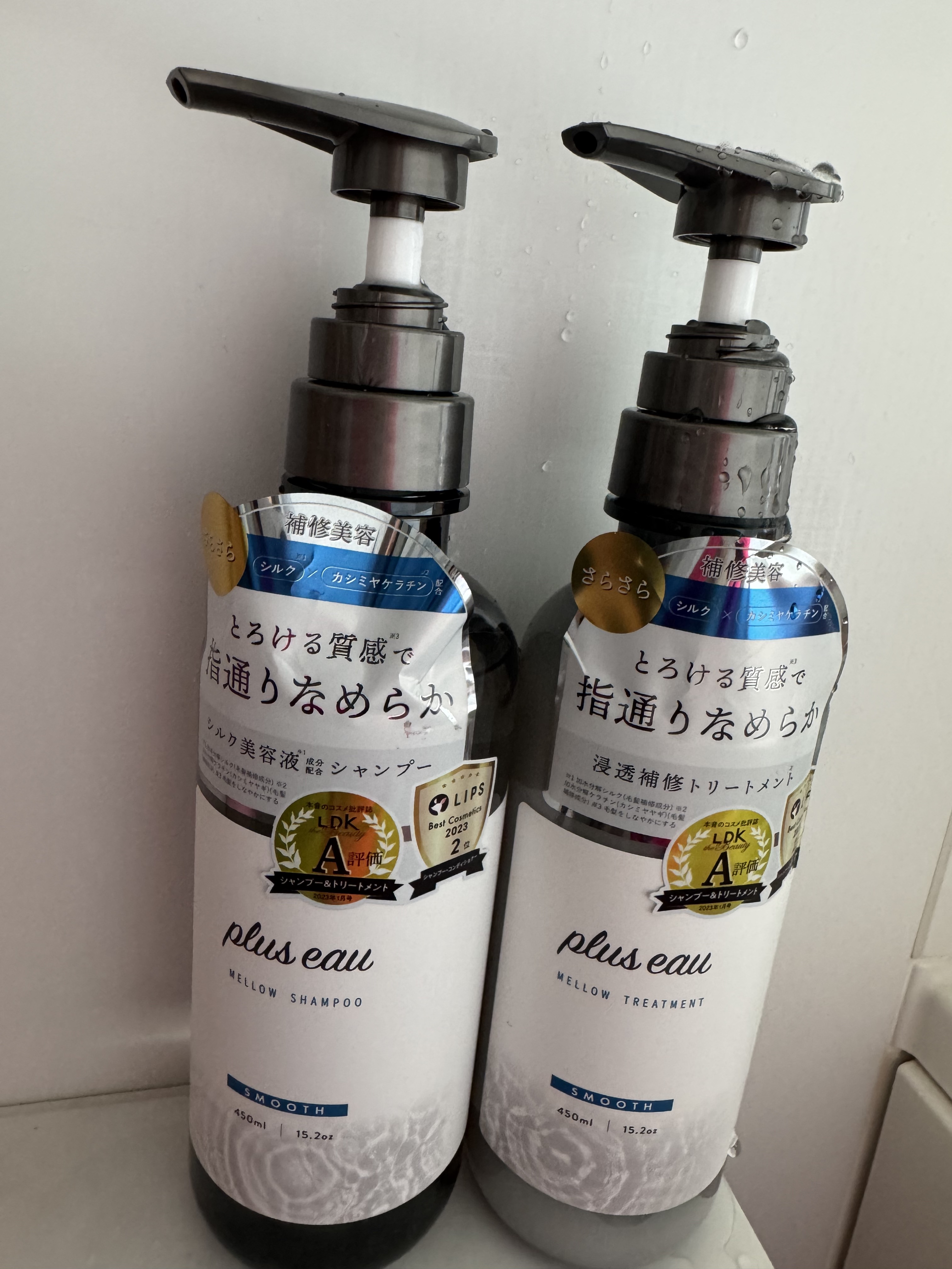 メロウシャンプー/メロウトリートメント/plus eau/市販シャンプーを使ったクチコミ（1枚目）