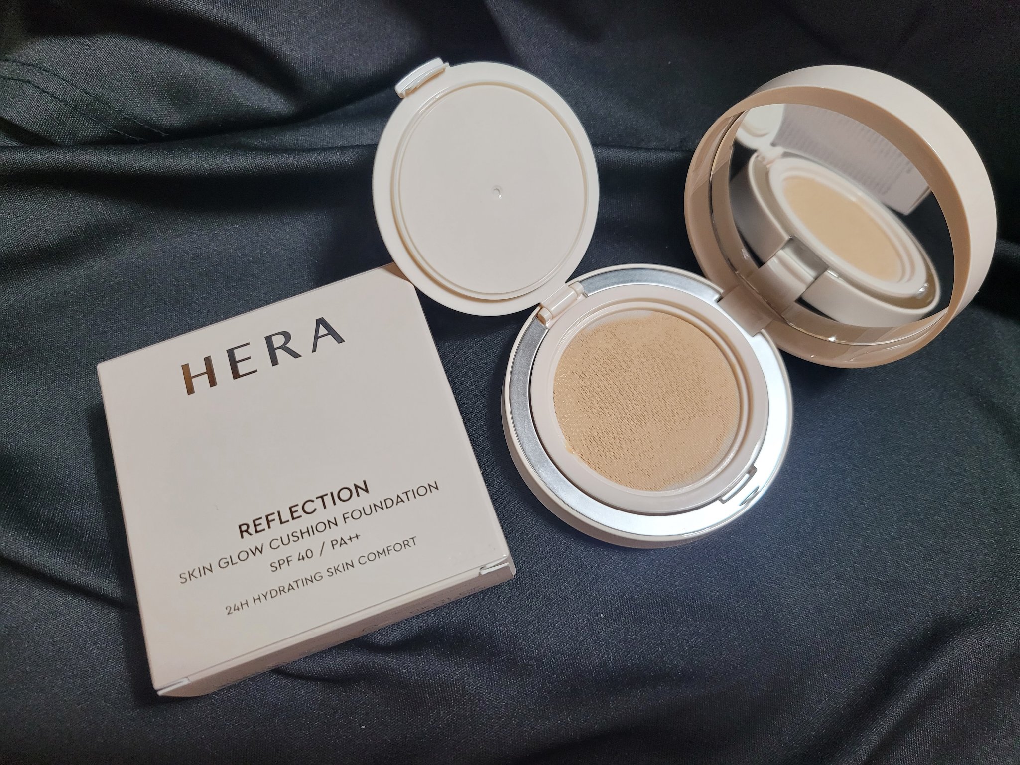 リフレクション スキン グロウ クッション ファンデーション/HERA/クッションファンデーションを使ったクチコミ（2枚目）