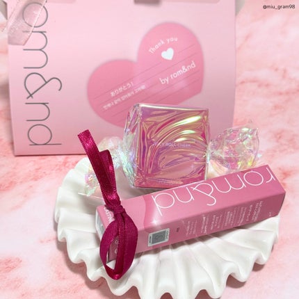 ザ ジューシーラスティングティント/rom&nd/リップティントを使ったクチコミ(8枚目)