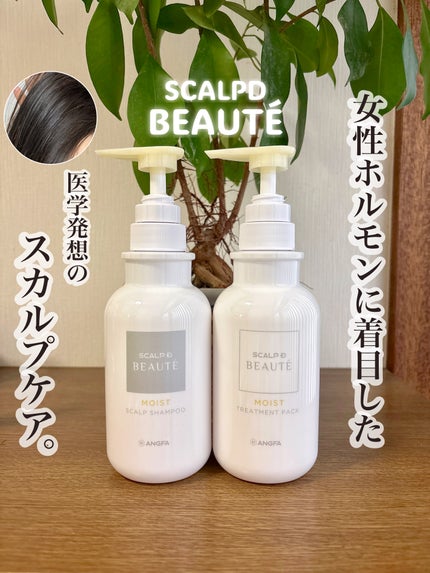 スカルプD ボーテ 薬用スカルプシャンプー(モイスト)/薬用トリートメントパック(モイスト)/アンファー(スカルプD)/市販シャンプーを使ったクチコミ(1枚目)