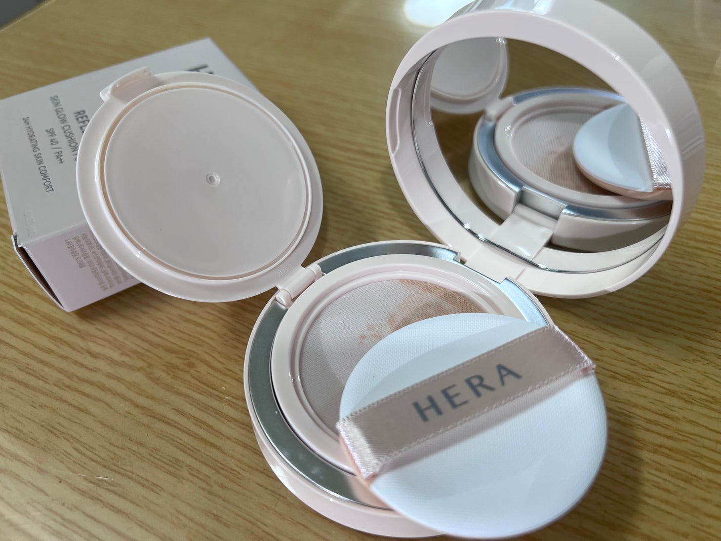 リフレクション スキン グロウ クッション ファンデーション/HERA/クッションファンデーションを使ったクチコミ(2枚目)