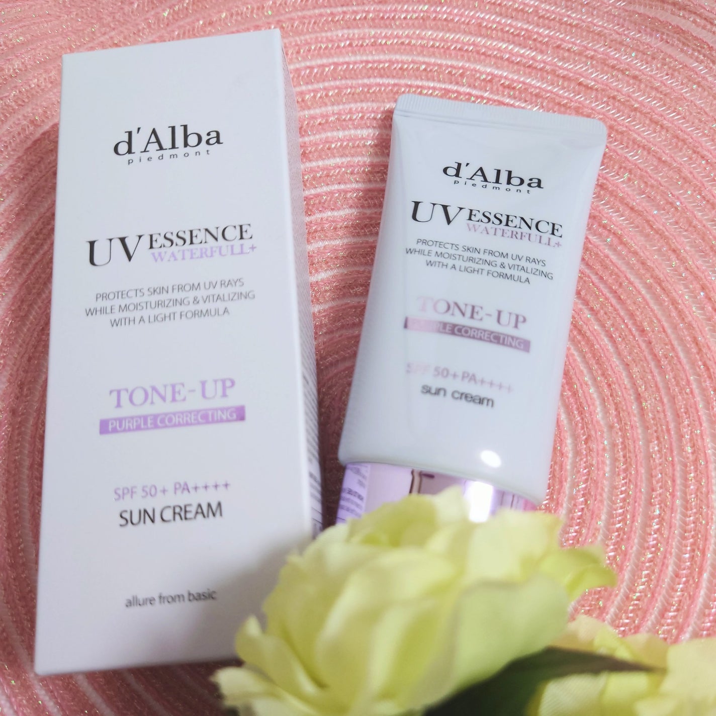 ダルバ ウォータフル トーンアップ サンクリーム(パープル)/ダルバ/日焼け止めクリームを使ったクチコミ(2枚目)