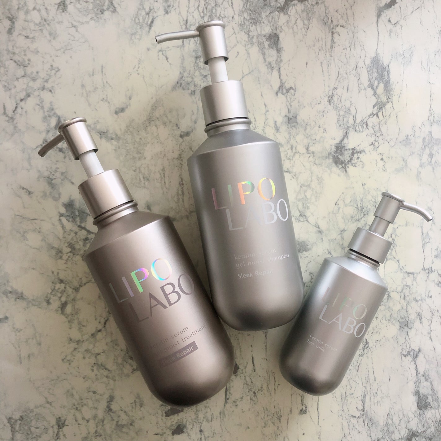リポ ラボ ケラチンセラム ジェルモイスト シャンプー /トリートメントスリークリペア*/LIPO LABO/市販シャンプーを使ったクチコミ(1枚目)