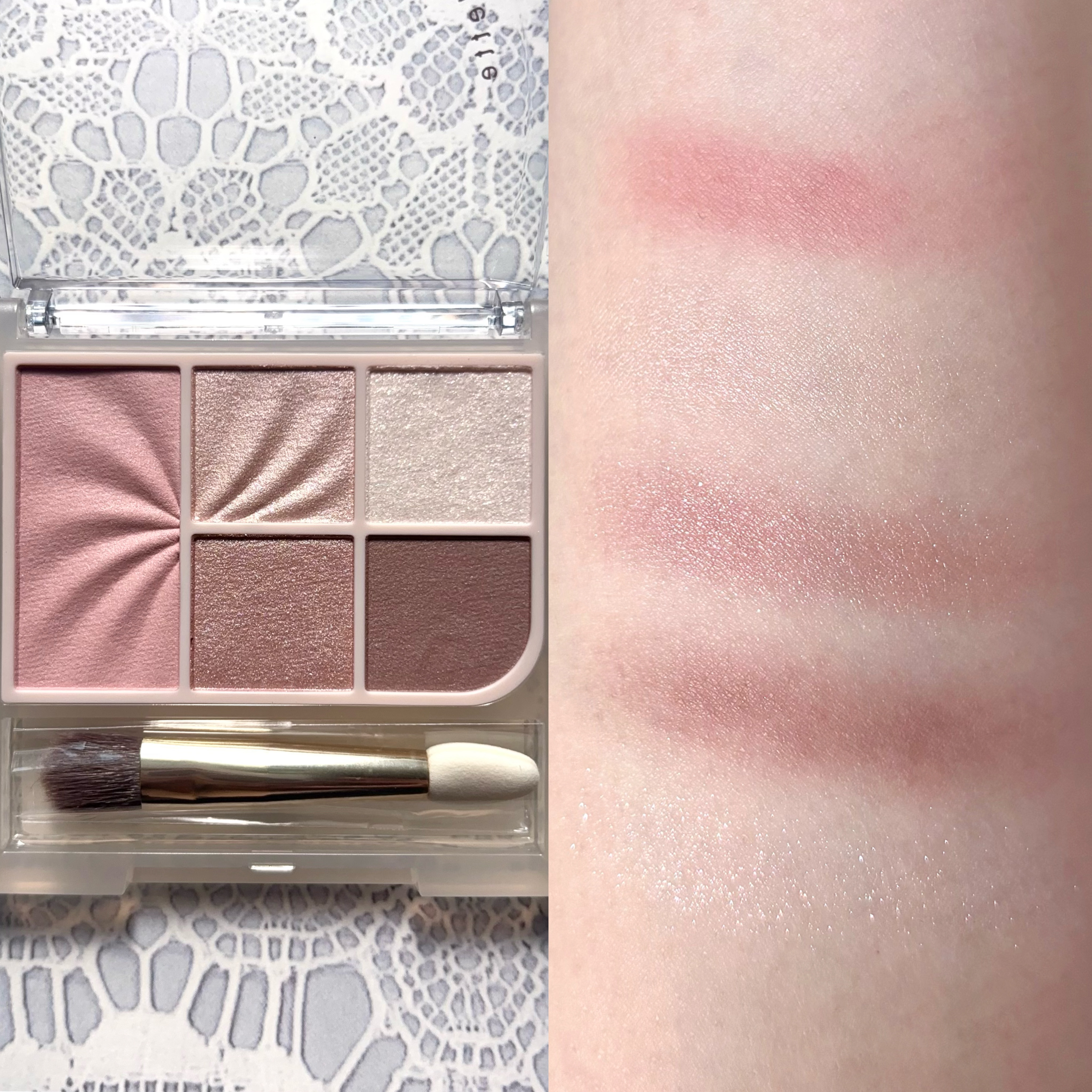 フェイスアイパレット/CEZANNE/アイシャドウを使ったクチコミ（3枚目）