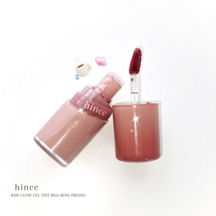 ロウグロウジェルティント R026 ローズプレッソ/hince/リップティントを使ったクチコミ(2枚目)