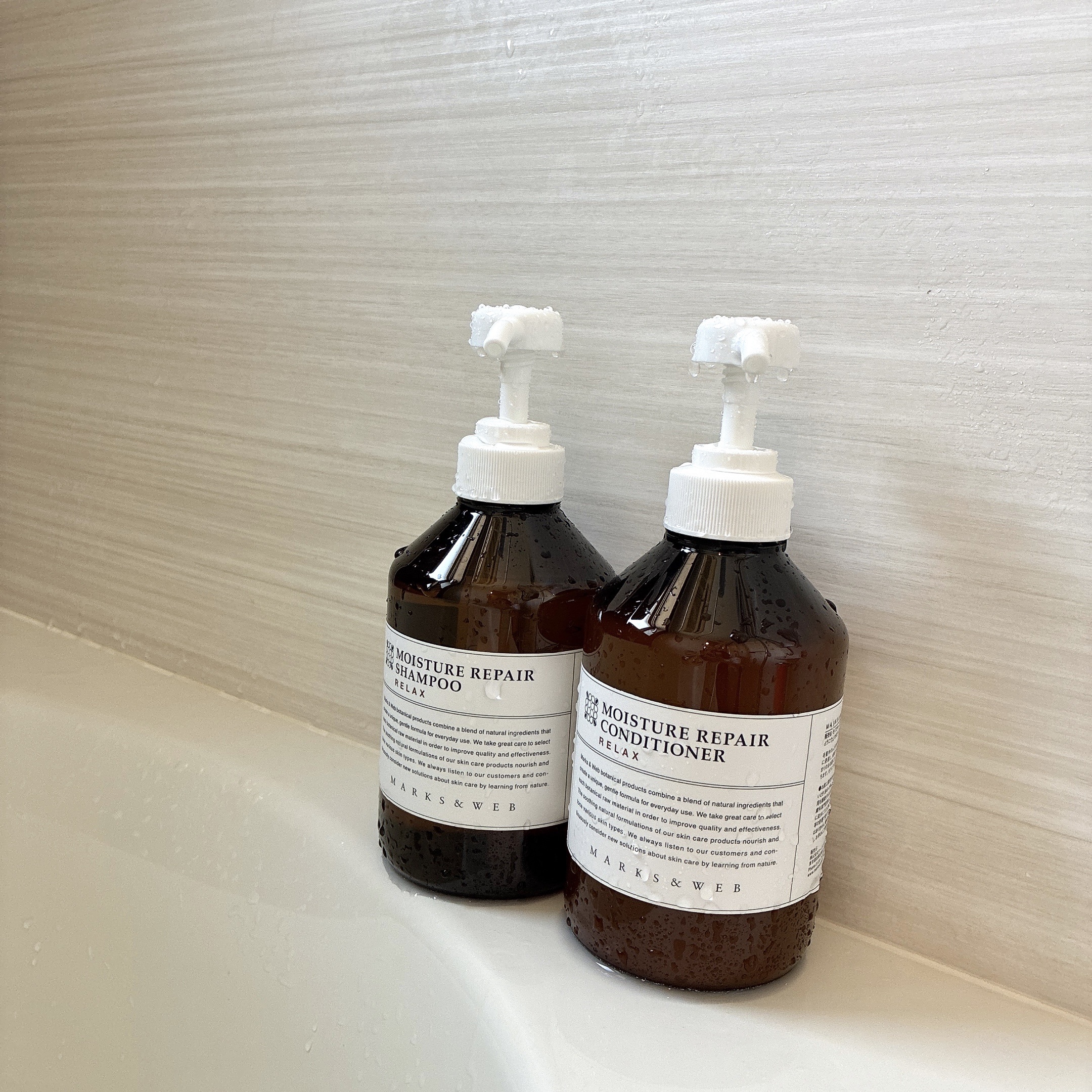 モイスチャーリペアシャンプー リラックス/コンディショナー リラックス/MARKS&WEB/市販シャンプーを使ったクチコミ（3枚目）