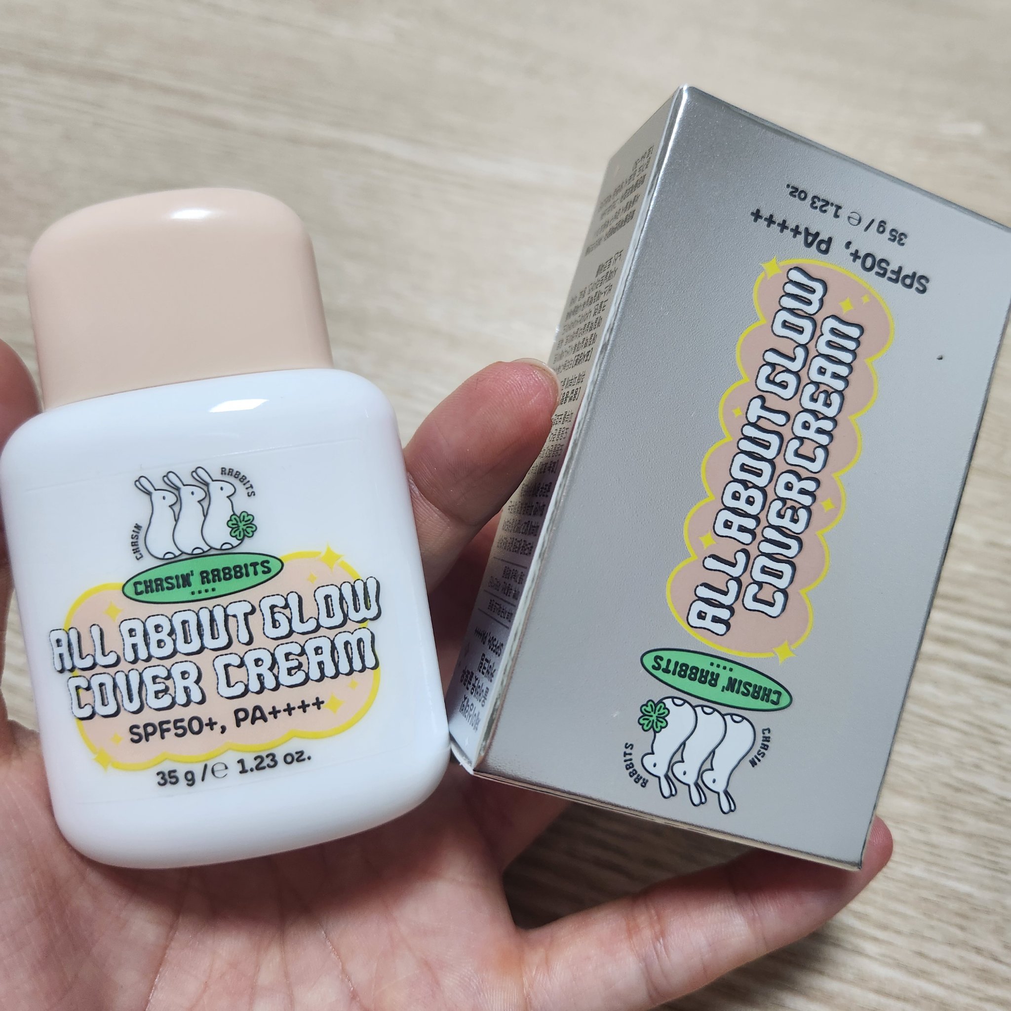 オールアバウトグロウカバークリーム/CHASIN'RABBITS/日焼け止めクリームを使ったクチコミ（1枚目）