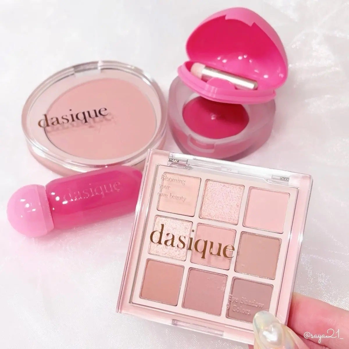 ソフトブラーチーク/dasique/パウダーチークを使ったクチコミ(2枚目)