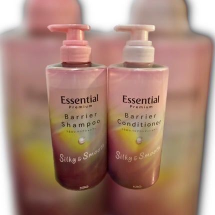 エッセンシャルプレミアム バリアシャンプー・コンディショナー シルキー&スムース/エッセンシャル/市販シャンプーを使ったクチコミ(1枚目)