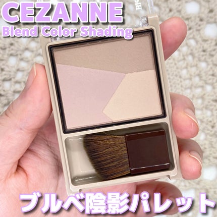 ブレンドカラーシェーディング/CEZANNE/シェーディングを使ったクチコミ(1枚目)