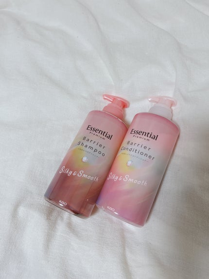 エッセンシャルプレミアム バリアシャンプー・コンディショナー シルキー&スムース/エッセンシャル/市販シャンプーを使ったクチコミ(1枚目)