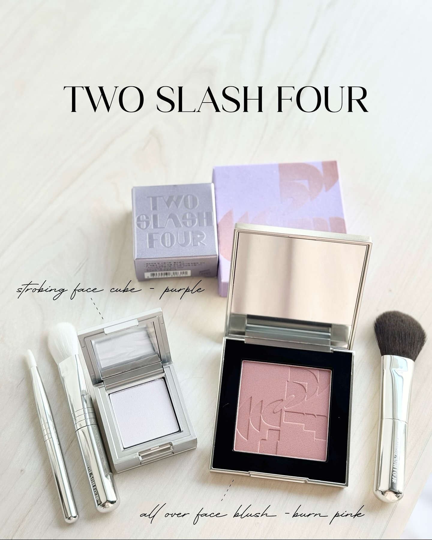 オールオーバーフェイスブラッシュ/TWO SLASH FOUR/パウダーチークを使ったクチコミ（1枚目）