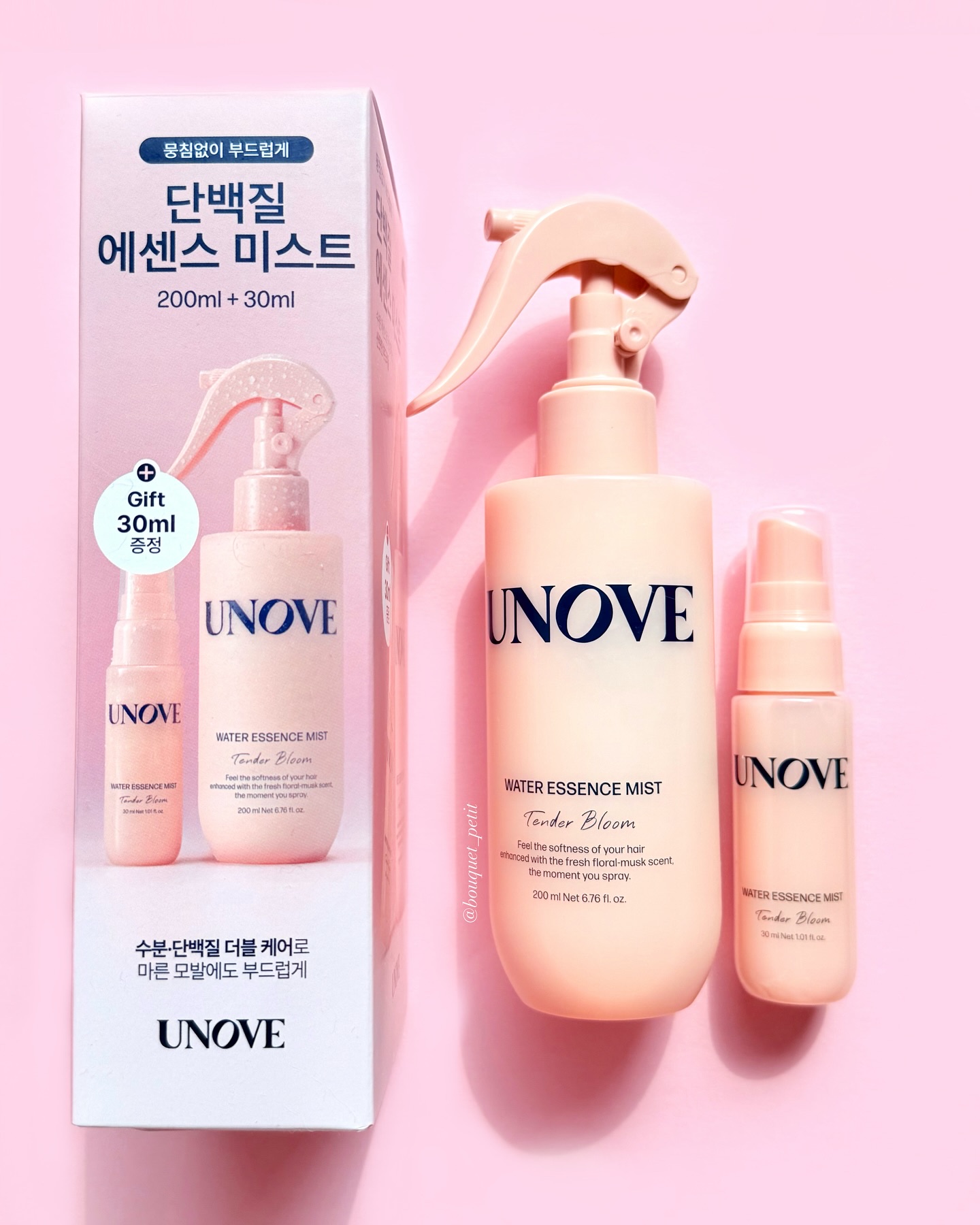 アノブ ウォーターエッセンスミスト/UNOVE/プレスタイリング・寝ぐせ直しを使ったクチコミ（2枚目）