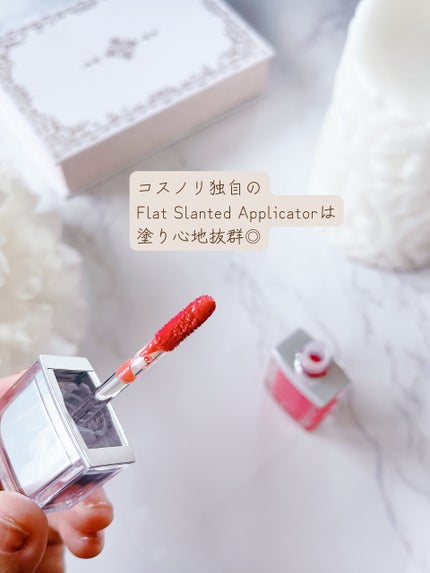 フローウェーブティント/COSNORI/リップティントを使ったクチコミ(3枚目)