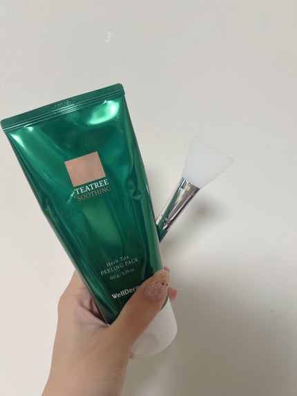 ティーツリーハーブピーリングパック/WellDerma/洗い流すパック・マスクを使ったクチコミ(1枚目)