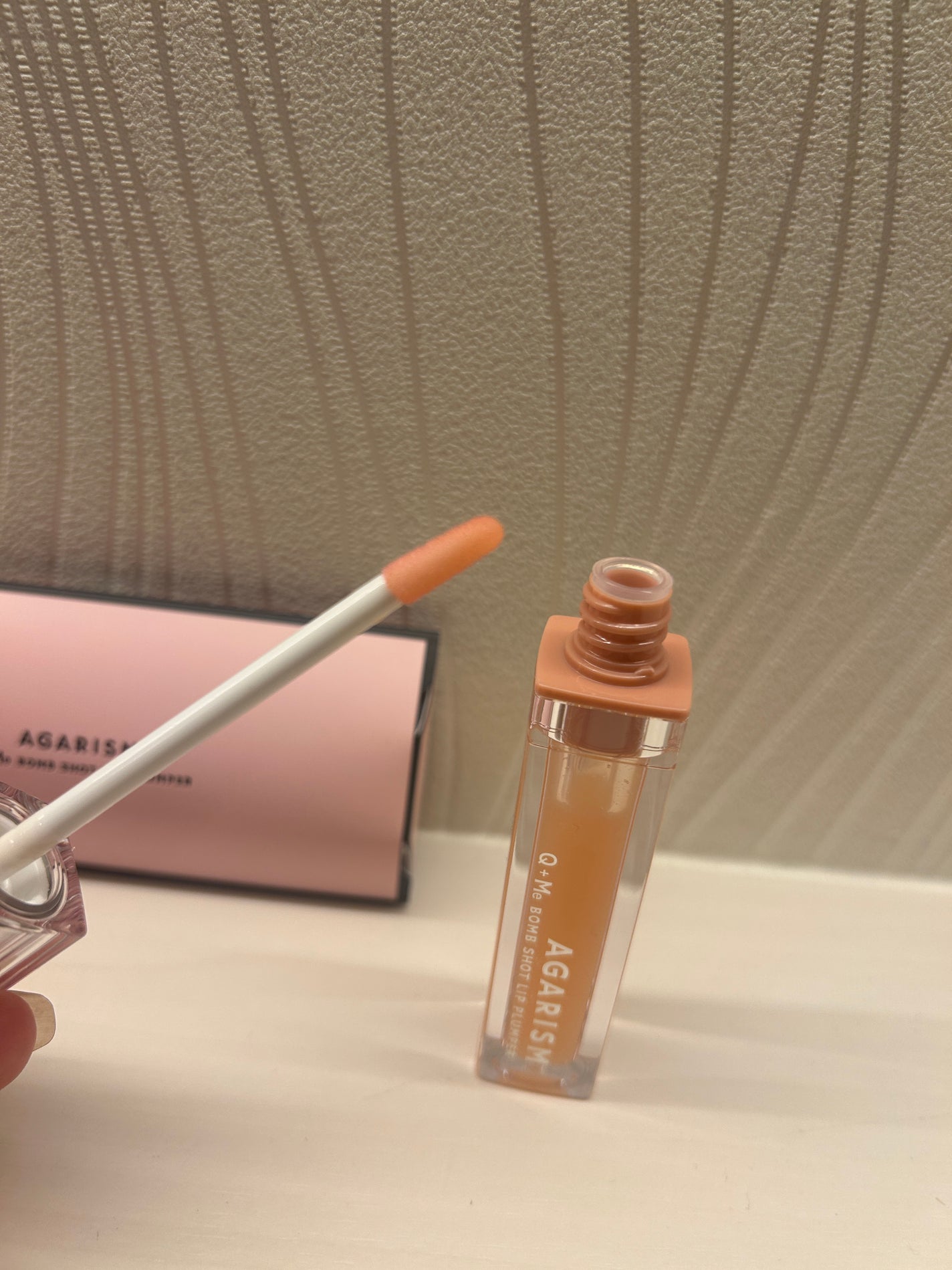 キューミ―ボムショットリッププランパー/AGARISM/リッププランパーを使ったクチコミ(2枚目)