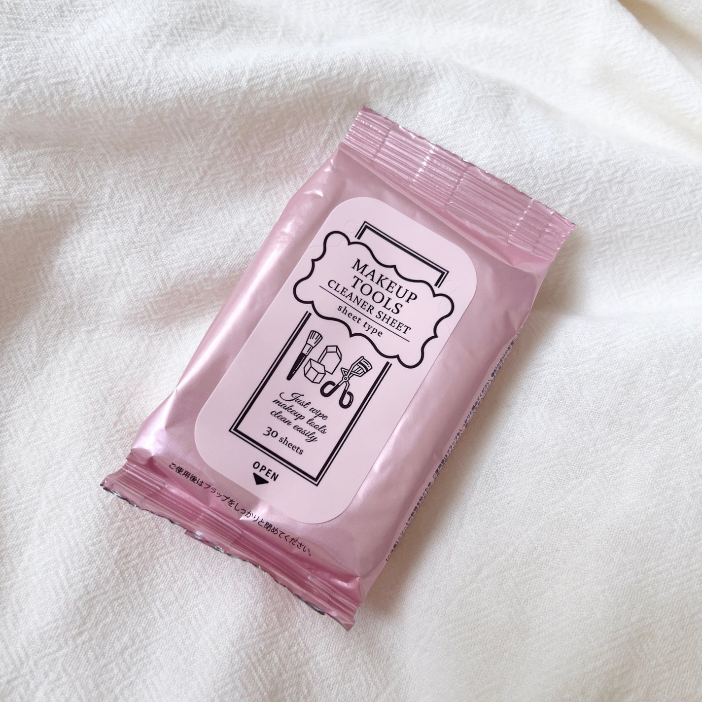 メイクツールクリーナーシート/コージー/その他化粧小物を使ったクチコミ(1枚目)