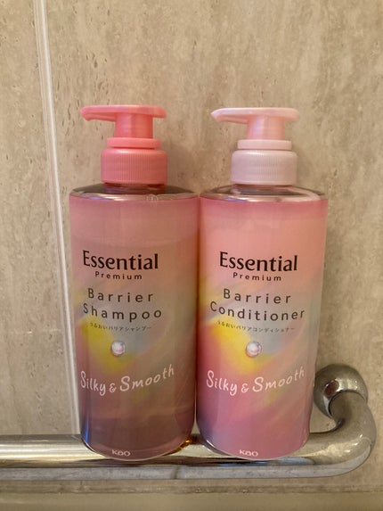 エッセンシャルプレミアム バリアシャンプー・コンディショナー シルキー&スムース/エッセンシャル/市販シャンプーを使ったクチコミ(1枚目)