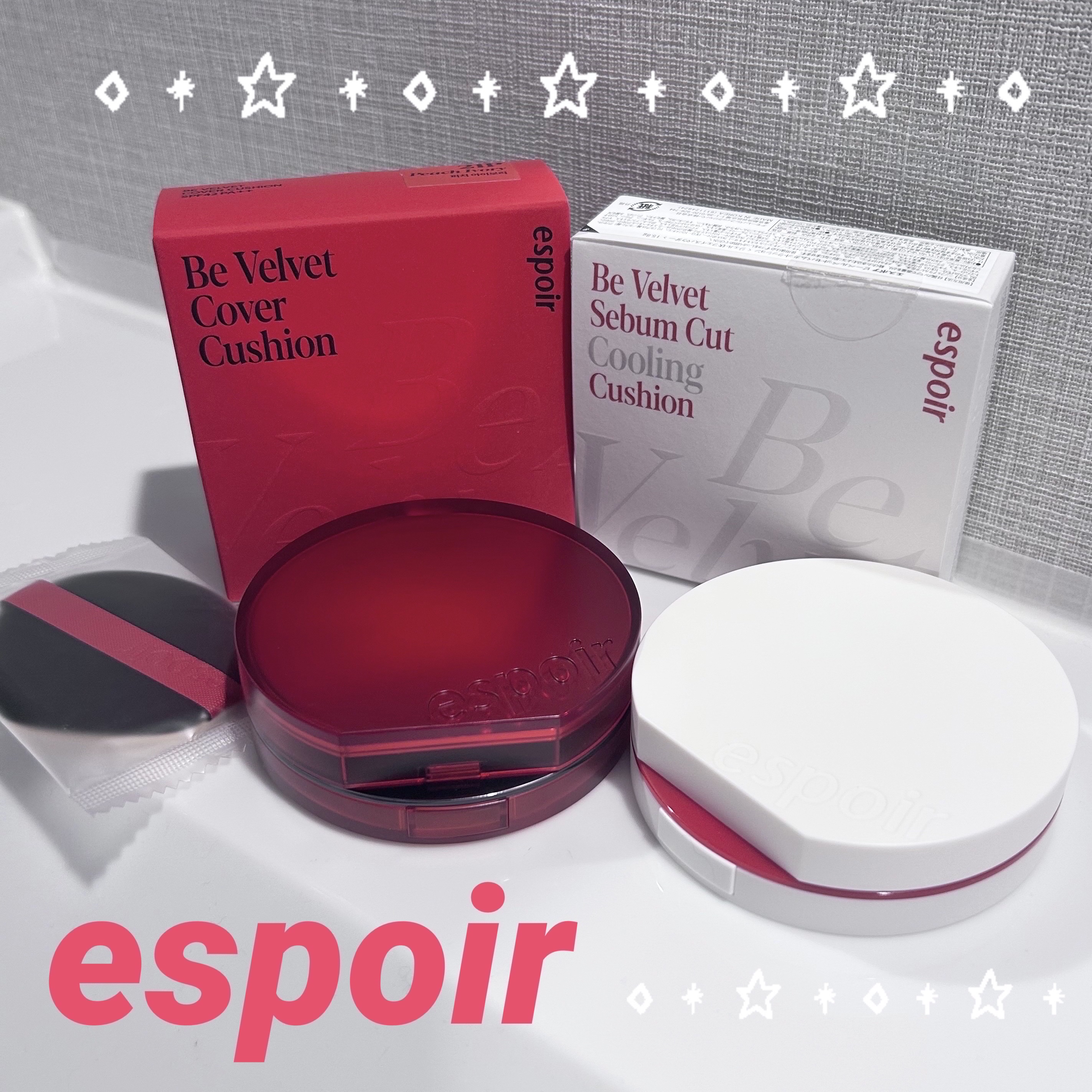 ビーベルベットカバークッション/espoir/クッションファンデーションを使ったクチコミ（1枚目）