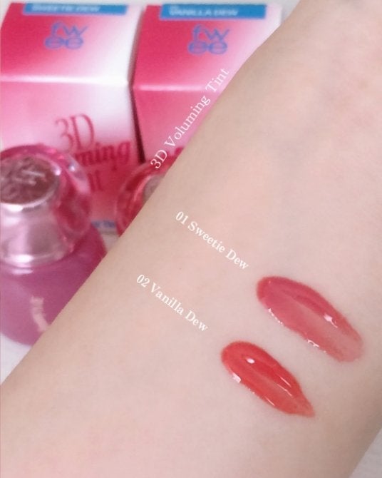 フィー 3Dボリューミングティント/fwee/リップティントを使ったクチコミ(3枚目)