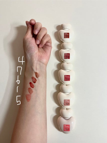 ネーミング グロウ ハートリップティント/NAMING./リップティントを使ったクチコミ(2枚目)