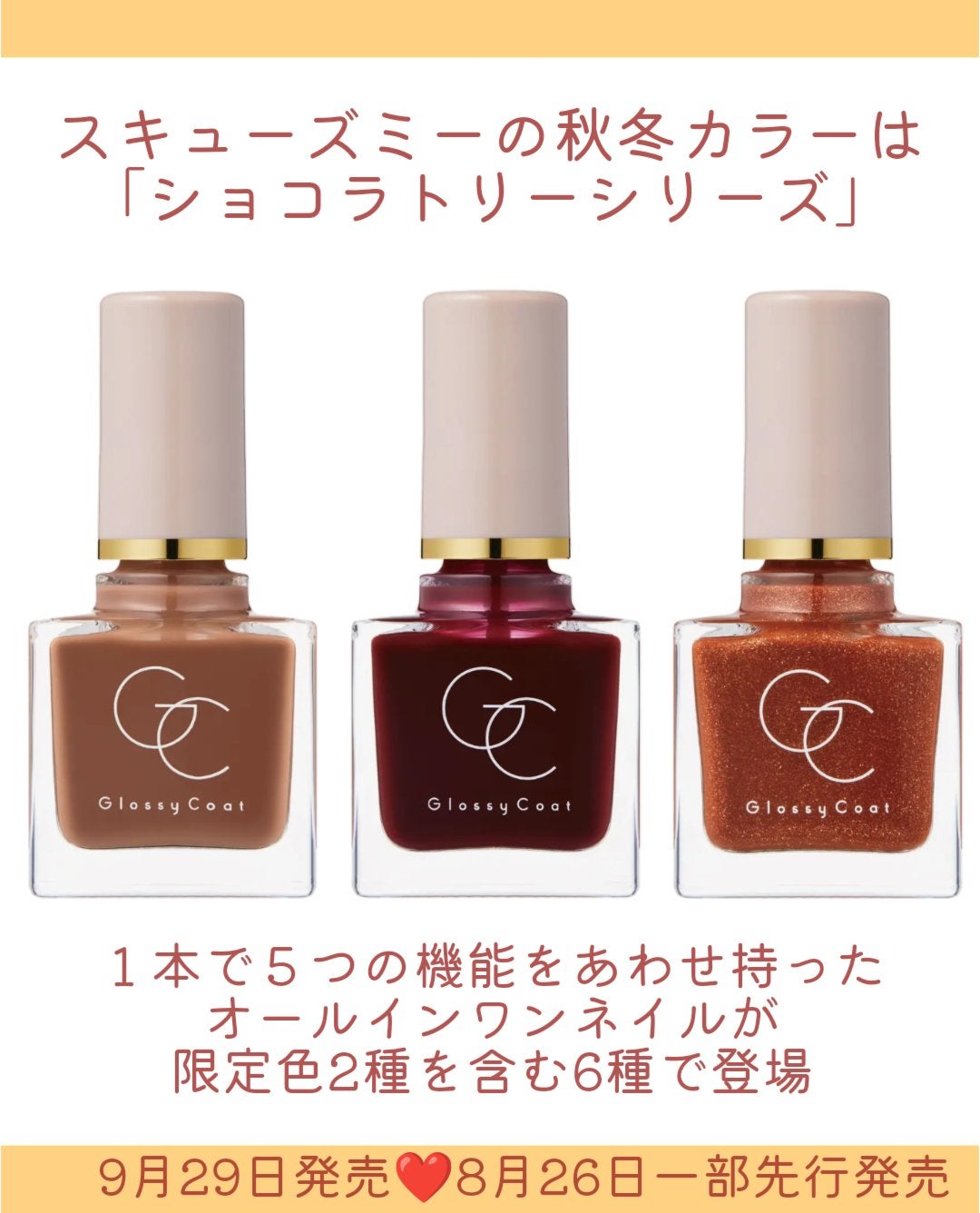 グロッシーコート/スキューズミー/オールインワンネイルを使ったクチコミ(2枚目)