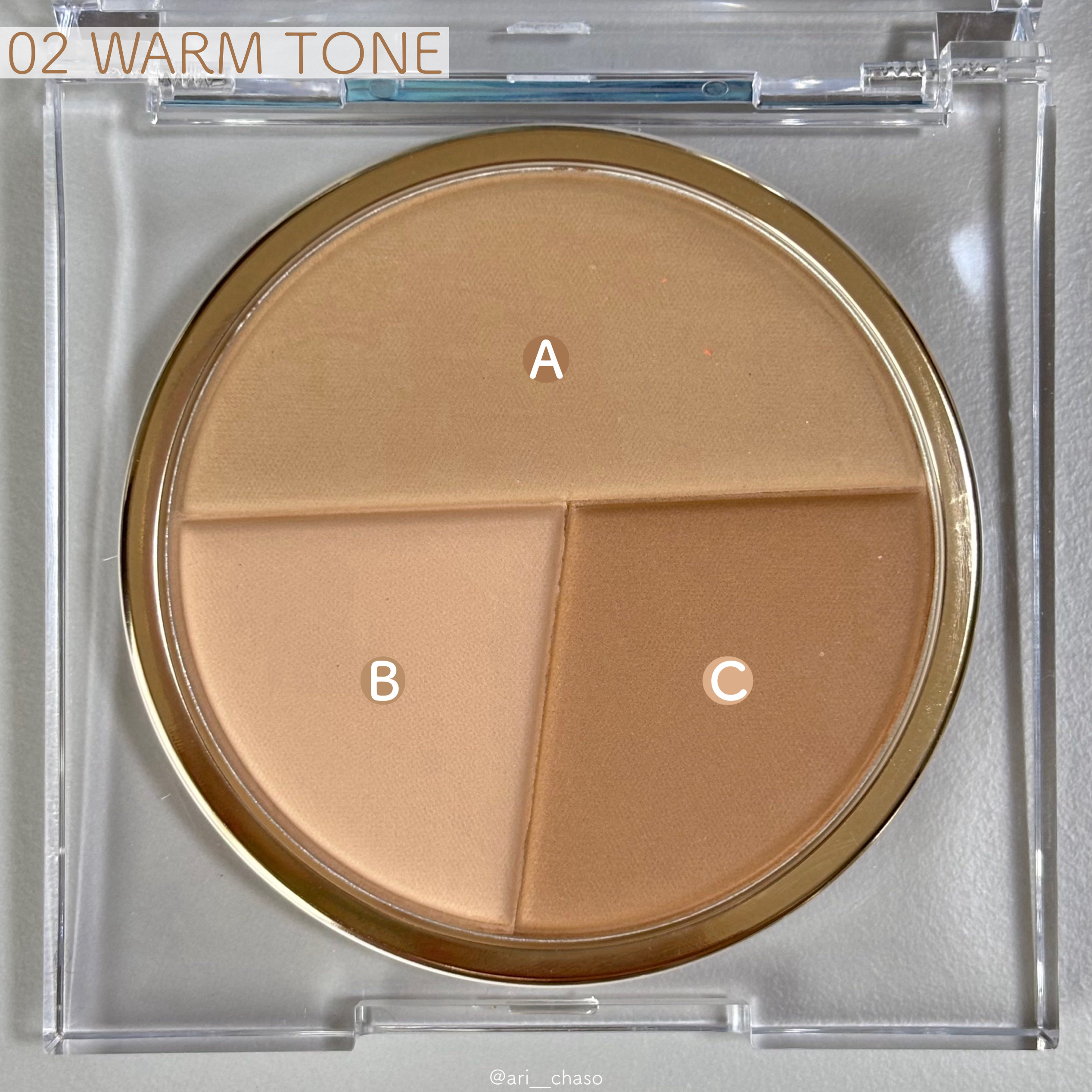 フォギーシェーディングパレット/SELVE/シェーディングを使ったクチコミ（2枚目）