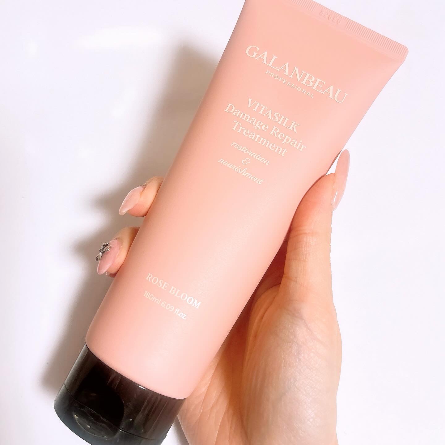 ビタシルクダメージリペアトリートメント（ローズブルーム）/ガランビュー/洗い流すヘアトリートメントを使ったクチコミ（2枚目）